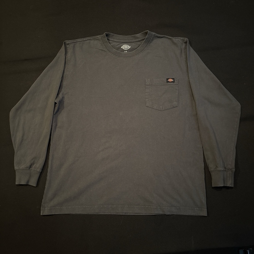 Dickies Charcoal Long Sleeve Tee